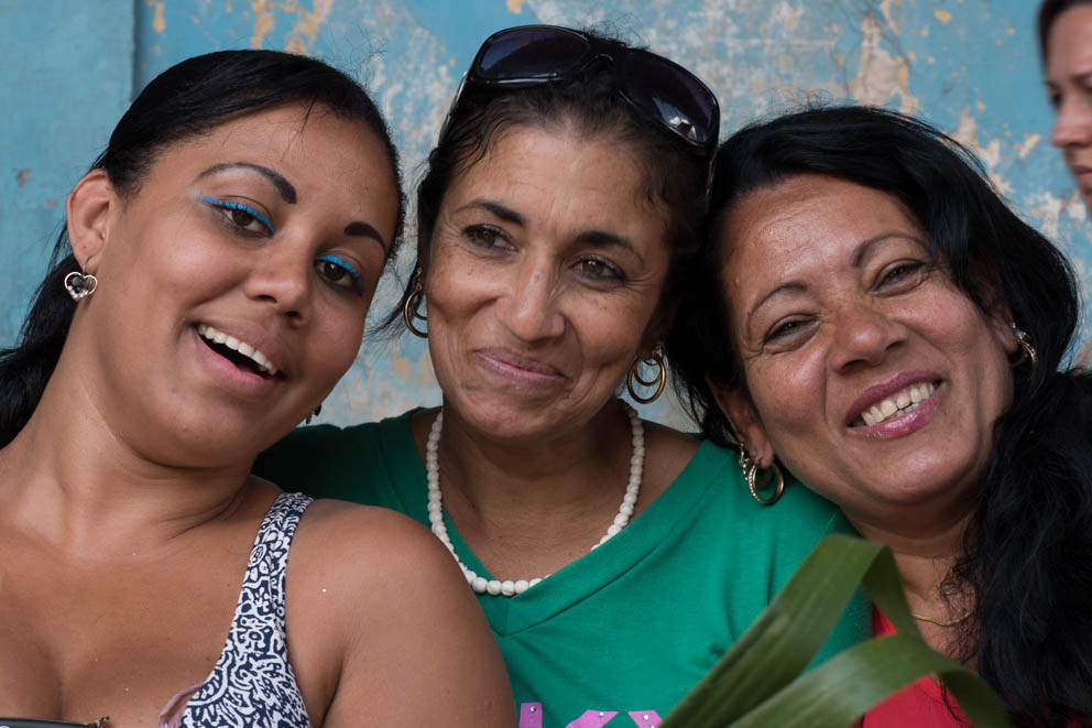Three florist women, Havana